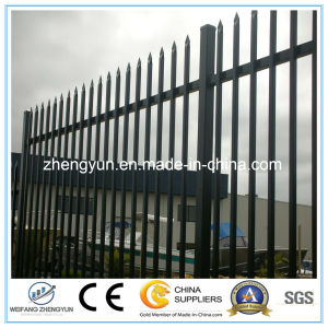 Powder Coated Blunt Top Fence Garden Fence