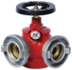 Single Valve Dual Outlet Landing Valve Fire Hydrant